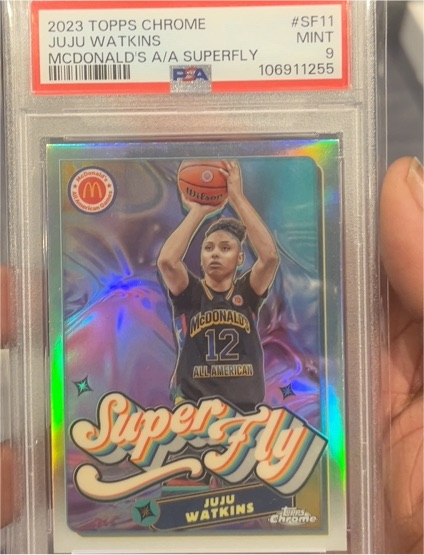 2023 Topps Chrome #SF11 Juju Watkins McDonald's All American Superfly — front