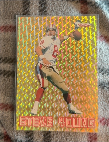 1993 Pacific Silver Prism #20 Steve Young — front