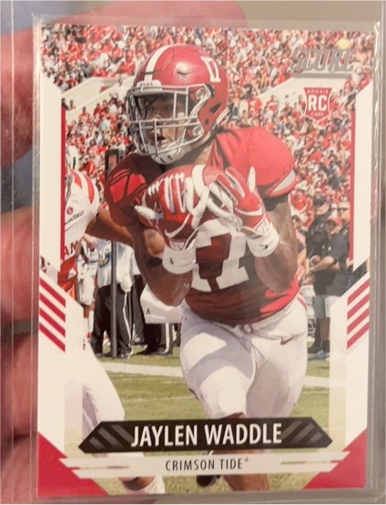 2021 Panini Score #326 Jaylen Waddle — front