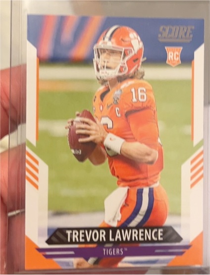 2021 Panini Score #301 Trevor Lawrence — front