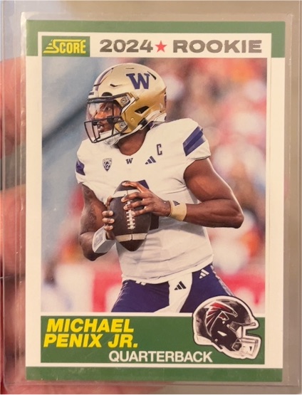 2024 Score #7 Michael Penix Jr. Rookie — front