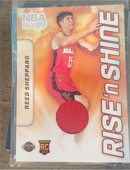 2024-25 Panini NBA Hoops Rise N Shine #RSM-RSR Reed Sheppard — front