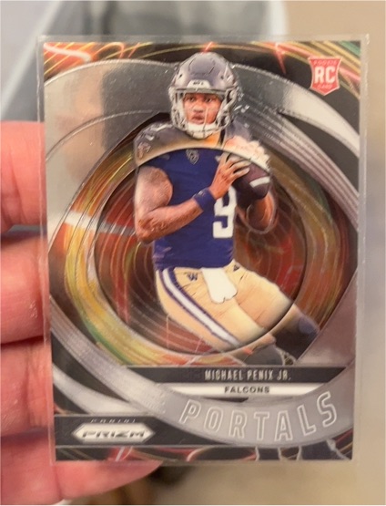 2024 Panini Prizm #6 Michael Penix Jr. Portals — front