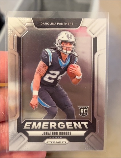 2024 Panini Prizm #9 Jonathon Brooks Emergent — front