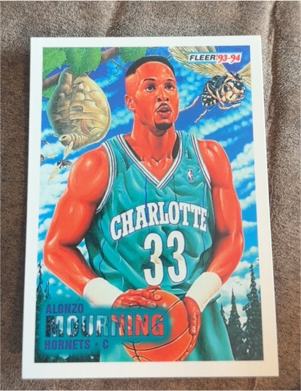 1993-94 Fleer #234 Alonzo Mourning — front