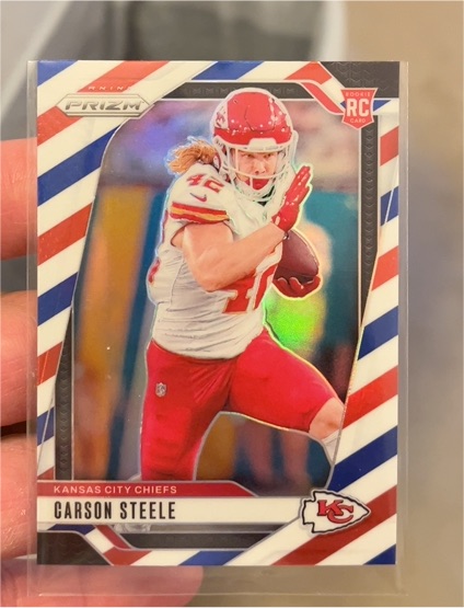 2024 Panini Prizm #377 Carson Steele — front