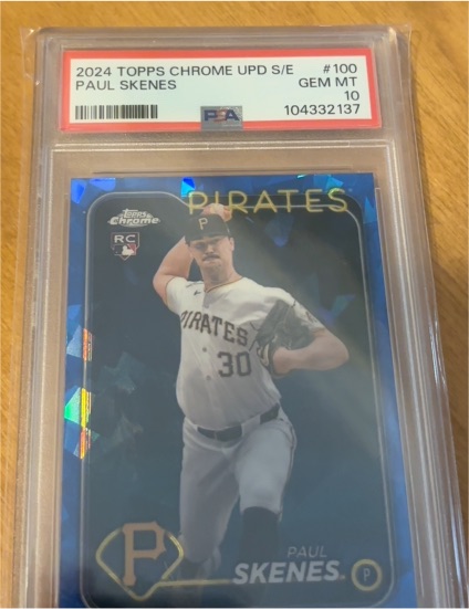 2024 Topps Chrome Update S/E #100 Paul Skenes — front