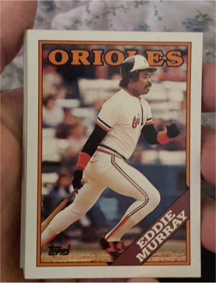 1988 Topps #495 Eddie Murray Baltimore Orioles — front