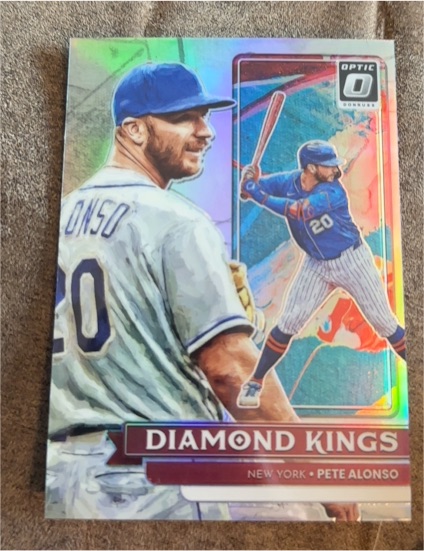 2022 Donruss Optic Diamond Kings #18 Pete Alonso — front