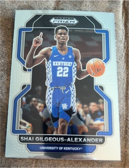 2022 Panini Prizm Draft Picks #43 Shai Gilgeous-Alexander — front