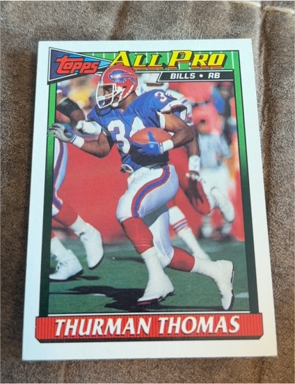 1991 Topps All Pro #52 Thurman Thomas Buffalo Bills — front
