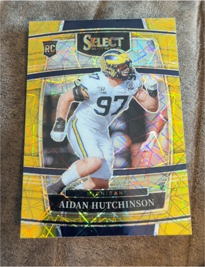 2022 Panini Select Draft Picks #33 Aidan Hutchinson — front