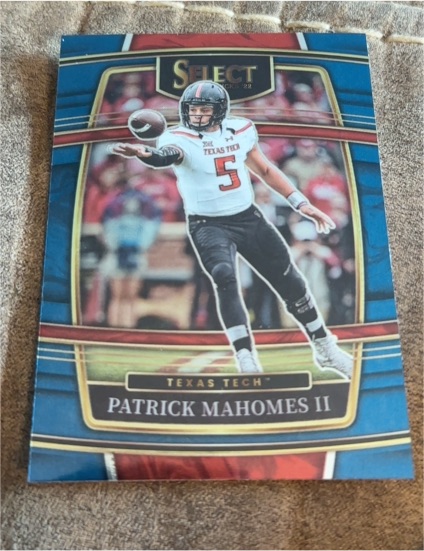 2022 Panini Select Draft Picks Concourse #26 Patrick Mahomes II Texas Tech — front
