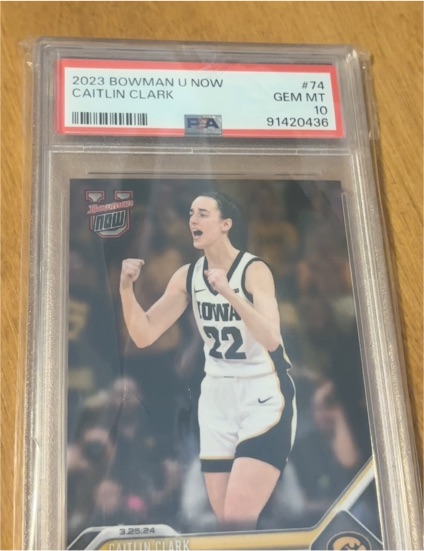 2023 Bowman U Now #74 Caitlin Clark — front