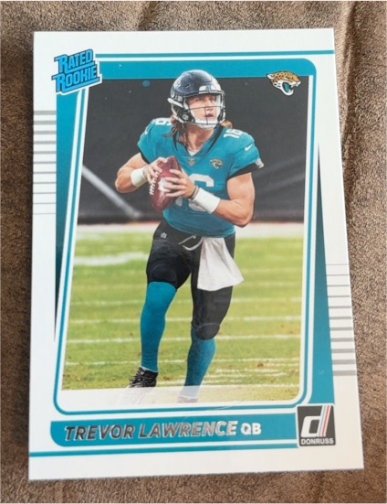 2021 Panini Donruss #251 Trevor Lawrence Rated Rookie — front