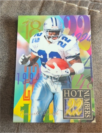1994 Flair Hot Numbers #13 Emmitt Smith — front