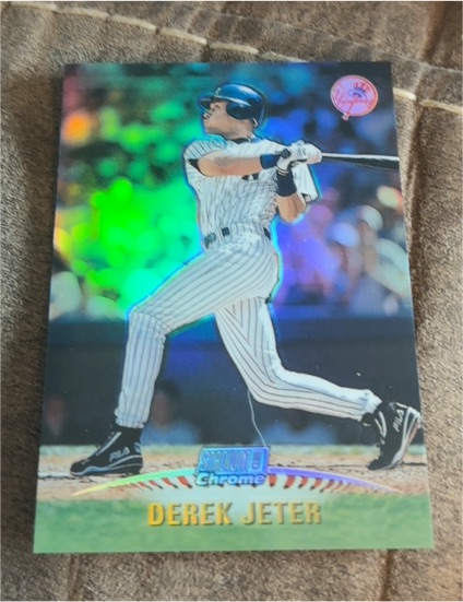 1999 Topps Stadium Club Chrome #SCC25 Derek Jeter — front