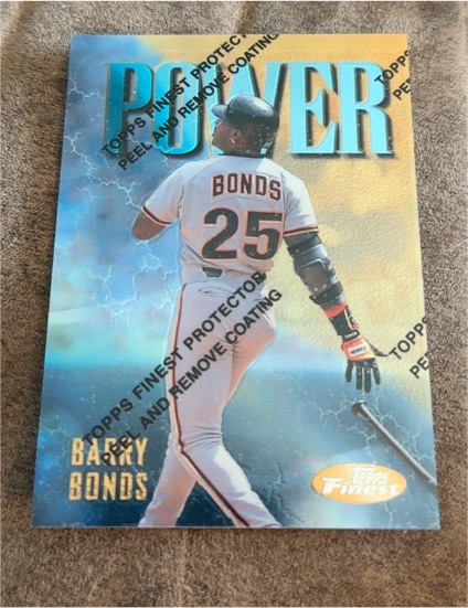 1997 Topps Finest #175 Barry Bonds — front