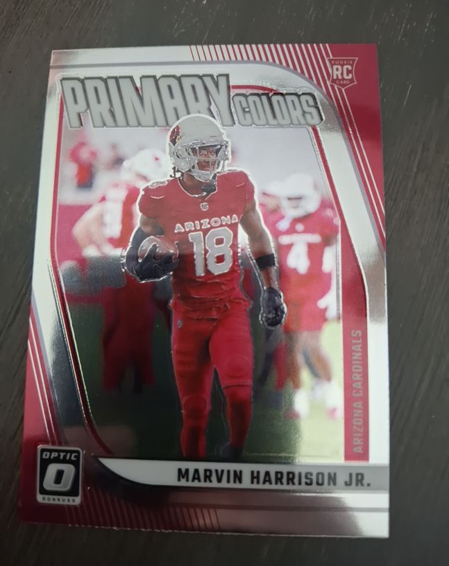 2024 Panini Donruss Optic #5 Marvin Harrison Jr. Rookie Primary Colors — front