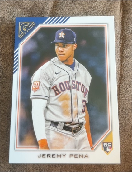 2022 Topps Gallery #2 Jeremy Pena — front