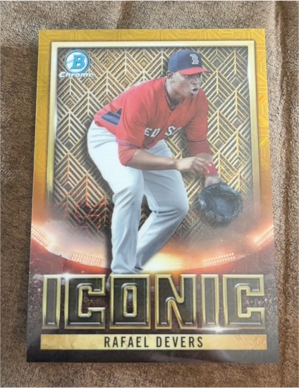 2023 Bowman Chrome #BI-10 Rafael Devers Bowman Iconic — front
