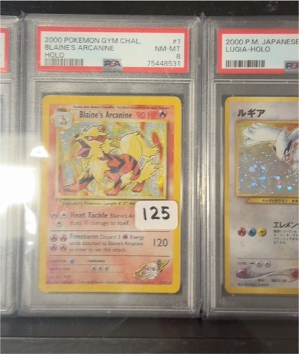 2000 Pokemon Gym Challenge #1 Blaine's Arcanine Holo — front