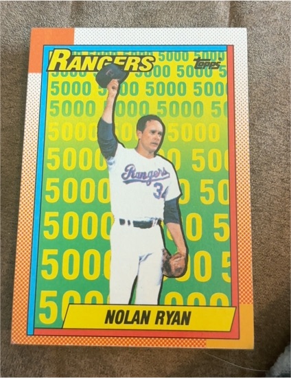 1990 Topps #5 Nolan Ryan — front