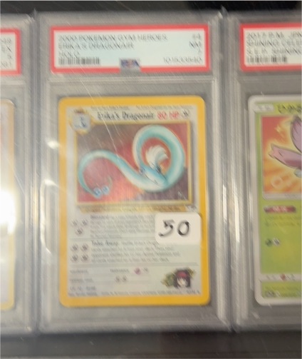 2000 Pokémon Gym Heroes #4 Erika's Dragonair — front