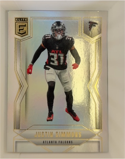 2025 Donruss Elite #95 Justin Simmons — front
