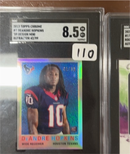 2013 Topps Chrome #7 DeAndre Hopkins — front