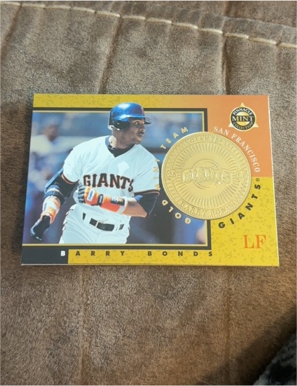 1998 Pinnacle Mint Collection #3 Barry Bonds — front