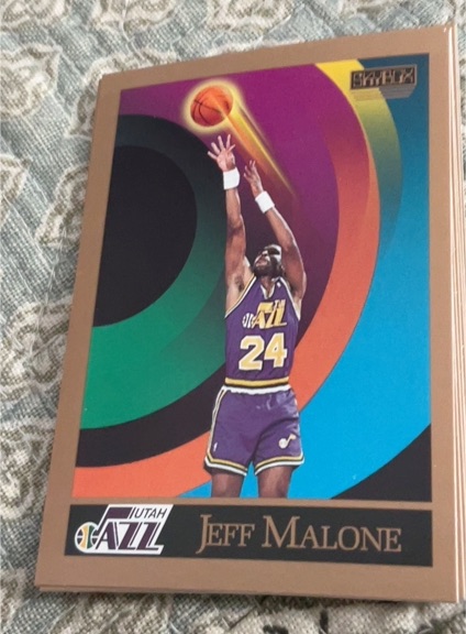 1990-91 SkyBox #418 Jeff Malone — front