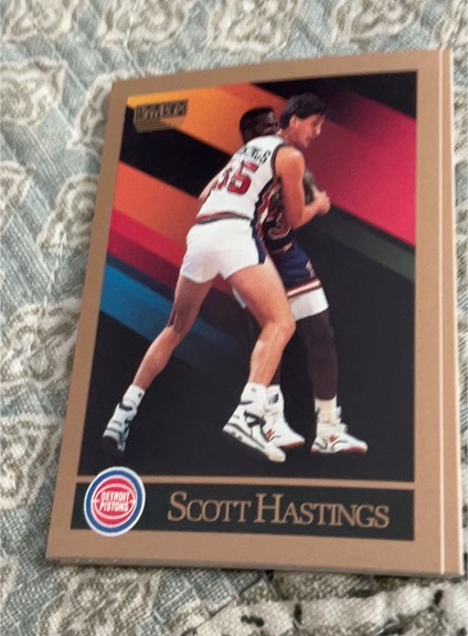1990 SkyBox #87 Scott Hastings — front