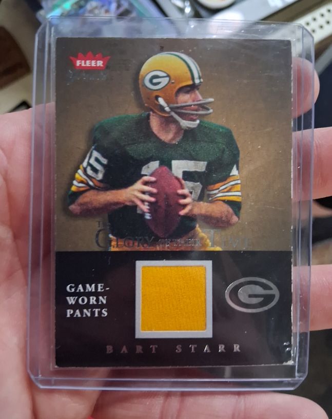 2004 Fleer Greats Glory Of Their Time Bart Starr — front