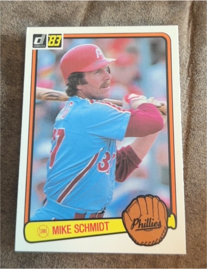 1983 Donruss #168 Mike Schmidt — front