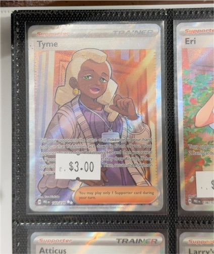 2025 Pokémon Prismatic Evolutions #143/131 Tyme — front