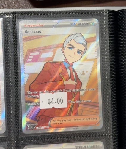 2025 Pokémon TCG Prismatic Evolutions #134 Atticus — front