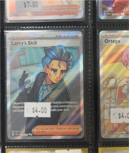 2023 Pokémon Prismatic Evolutions #139 Larry's Skill — front