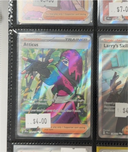 2022 Pokémon SV: Prismatic Evolutions #133/131 Atticus — front