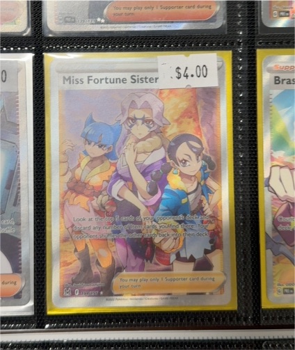 2022 Pokemon TCG Lost Origin #194 Miss Fortune Sisters — front