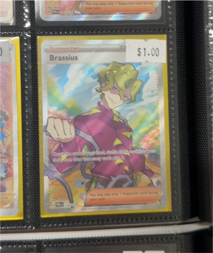 Brassius 135/131 Prismatic Evolutions Pokémon Card — front