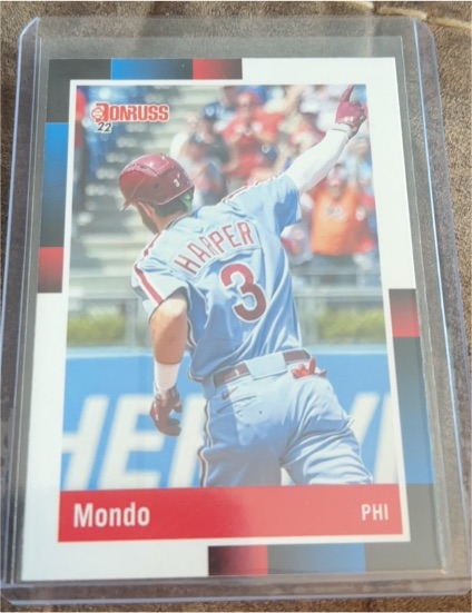 2022 Donruss #251 Bryce Harper Mondo 1988 Retro Variation — front