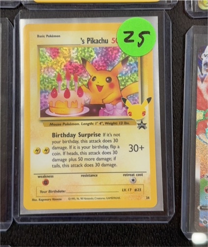 2021 Pokémon Celebrations #24 Birthday Pikachu — front
