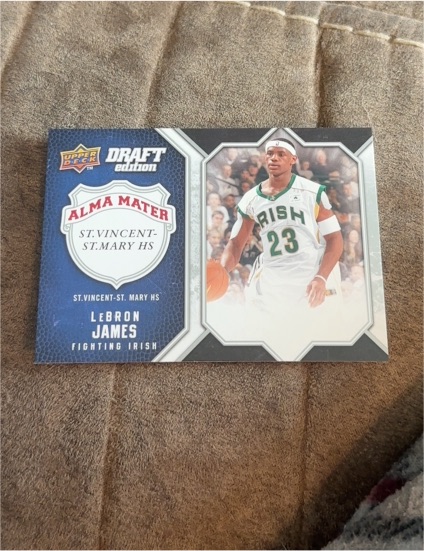 2009-10 Upper Deck Draft Edition Alma Mater #AM-LJ LeBron James — front