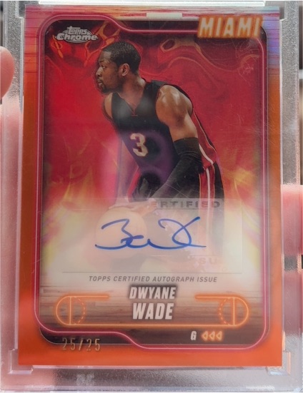 2024-25 Topps Chrome #13 Dwyane Wade — front
