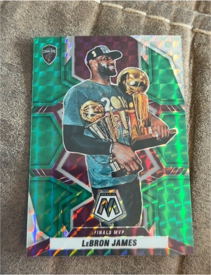 2021-22 Panini Mosaic #298 LeBron James Finals MVP — front