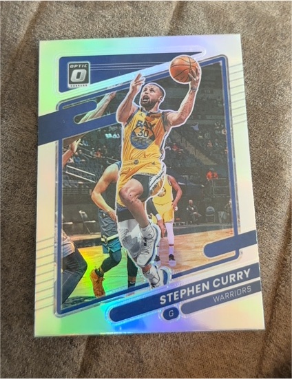 2021-22 Panini Donruss Optic #128 Stephen Curry — front