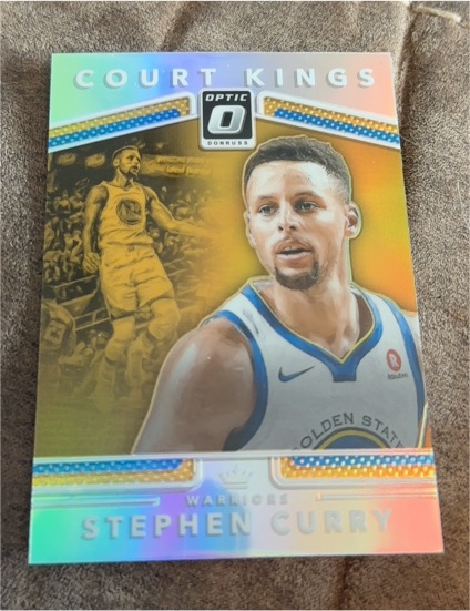 2017-18 Donruss Optic Court Kings #35 Stephen Curry — front