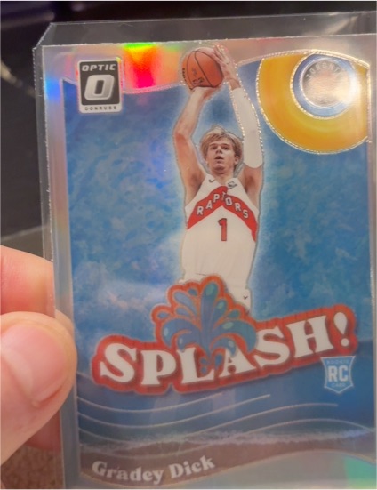 2023-24 Panini Donruss Optic #9 Gradey Dick Splash Rookie — front