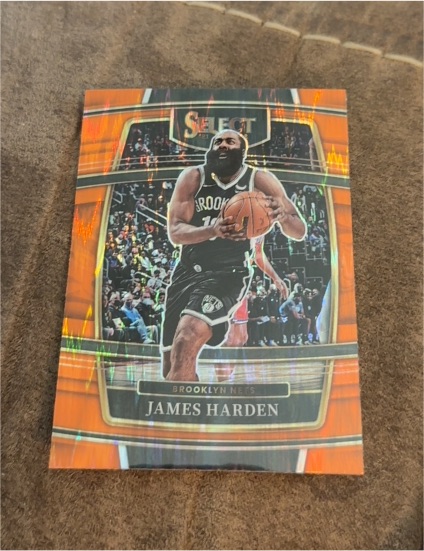 2021-22 Panini Select #47 James Harden Brooklyn Nets — front